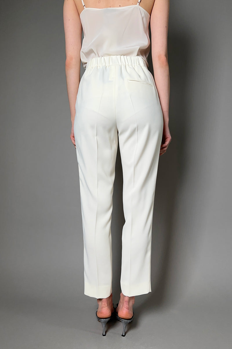 Marella Straight Leg Trousers in Cream - Ashia Mode