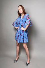 Marella Polka-Dot Chiffon Tier Dress in Multi Colour - Ashia Mode