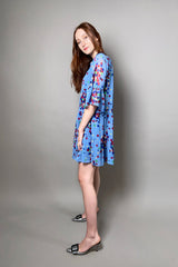 Marella Polka-Dot Chiffon Tier Dress in Multi Colour - Ashia Mode