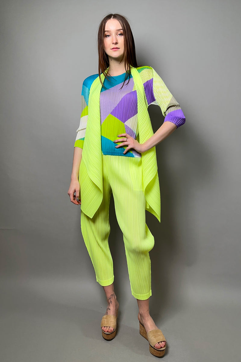 Pleats Please Issey Miyake  Monthly Colors: March Pants - Ashia Mode