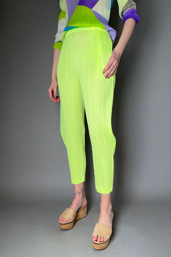 Pleats Please Issey Miyake  Monthly Colors: March Pants - Ashia Mode