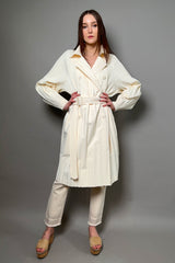 Pleats Please Issey Miyake New Arrival Smooth Trench Coat - Ashia Mode