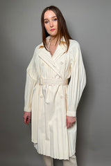 Pleats Please Issey Miyake New Arrival Smooth Trench Coat - Ashia Mode