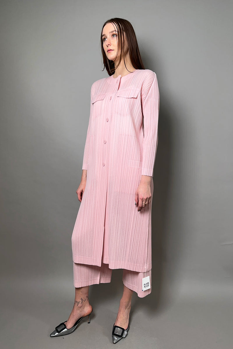 Pleats Please Issey Miyake  Ramie Pleats Jacket - Ashia Mode