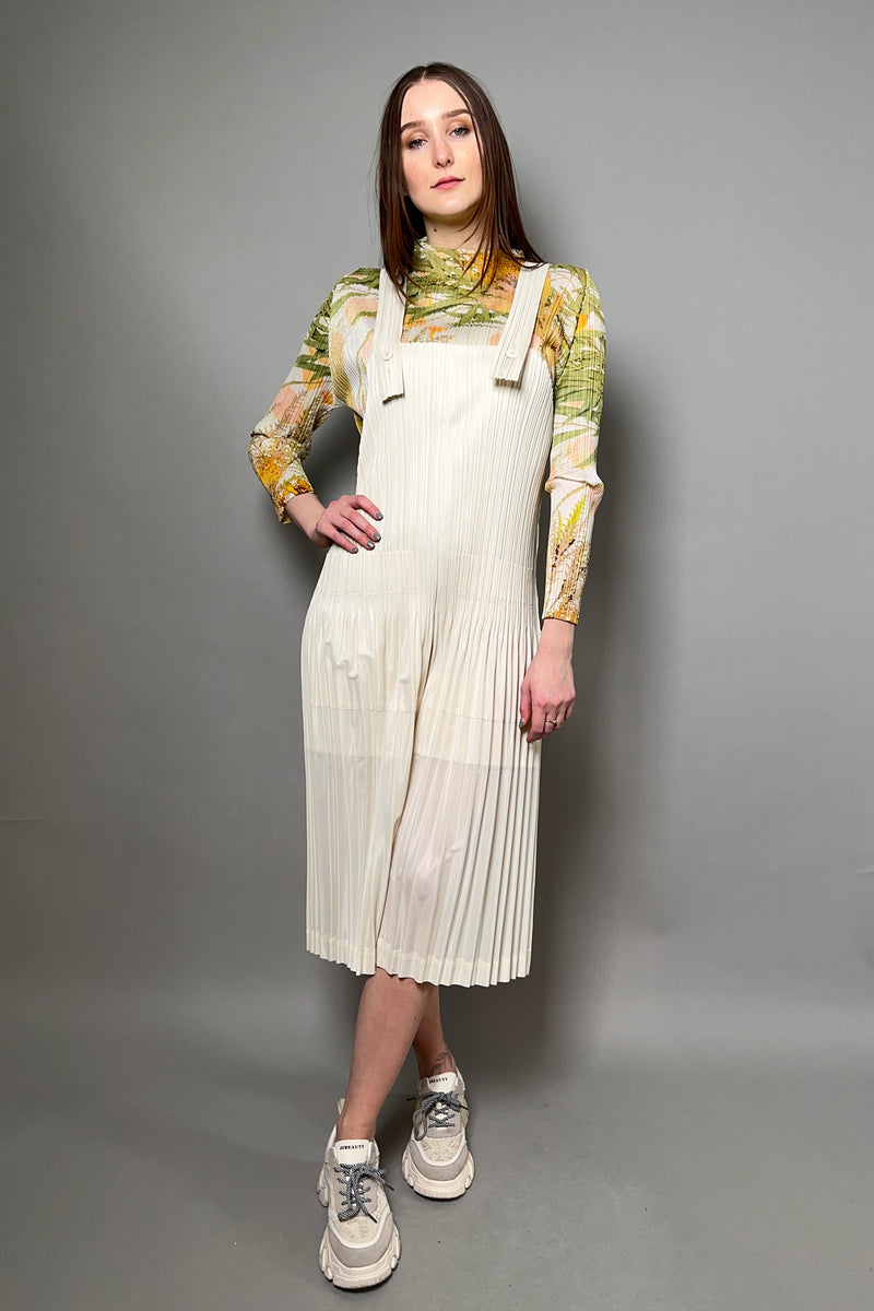 Pleats Please Issey Miyake New Arrival Thicker Bottom Jumpsuit - Ashia Mode