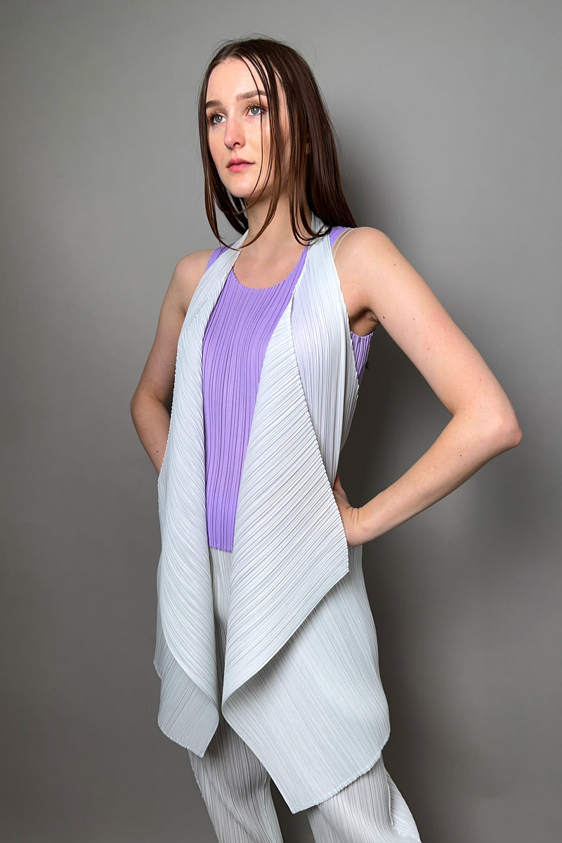 Pleats Please Issey Miyake  Monthly Colors: March Vest - Ashia Mode