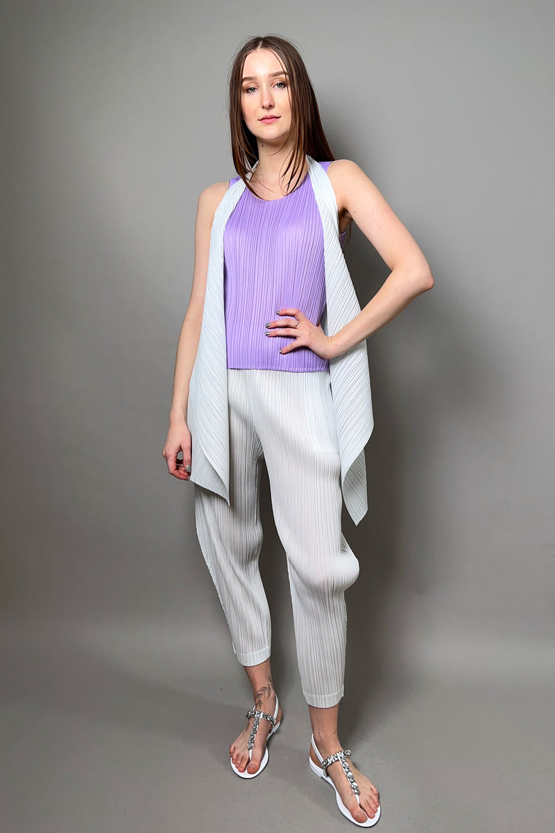 Pleats Please Issey Miyake  Monthly Colors: March Vest - Ashia Mode