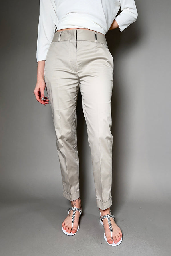 Tonet Cotton Pants in Sand - Ashia Mode