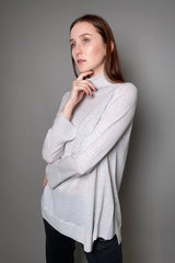Tonet Light Wool Sweater in Light Grey - Ashia Mode