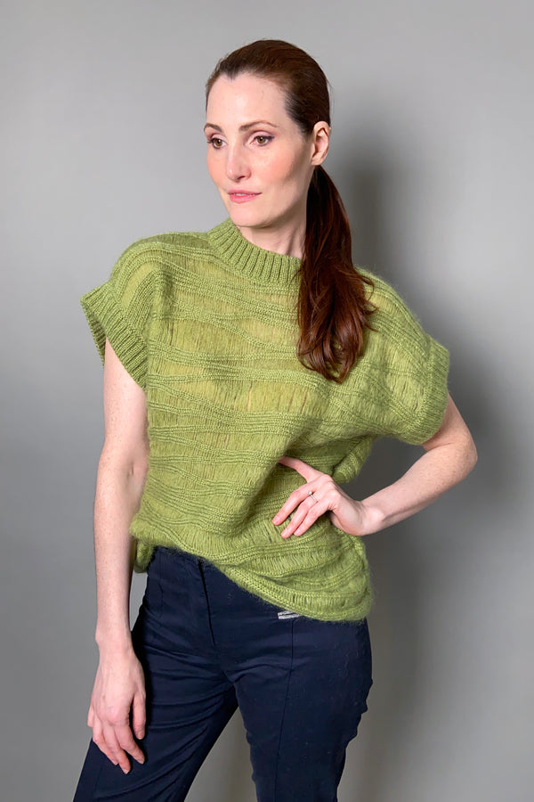 Alberta Ferretti Green Knitted Sweater