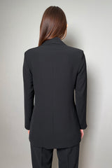 Antonelli Gramigna Fluid Drape Blazer in Black Vancouver. Shop Online or in Store.