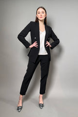 Antonelli Gramigna Fluid Drape Blazer in Black Vancouver. Shop Online or in Store.
