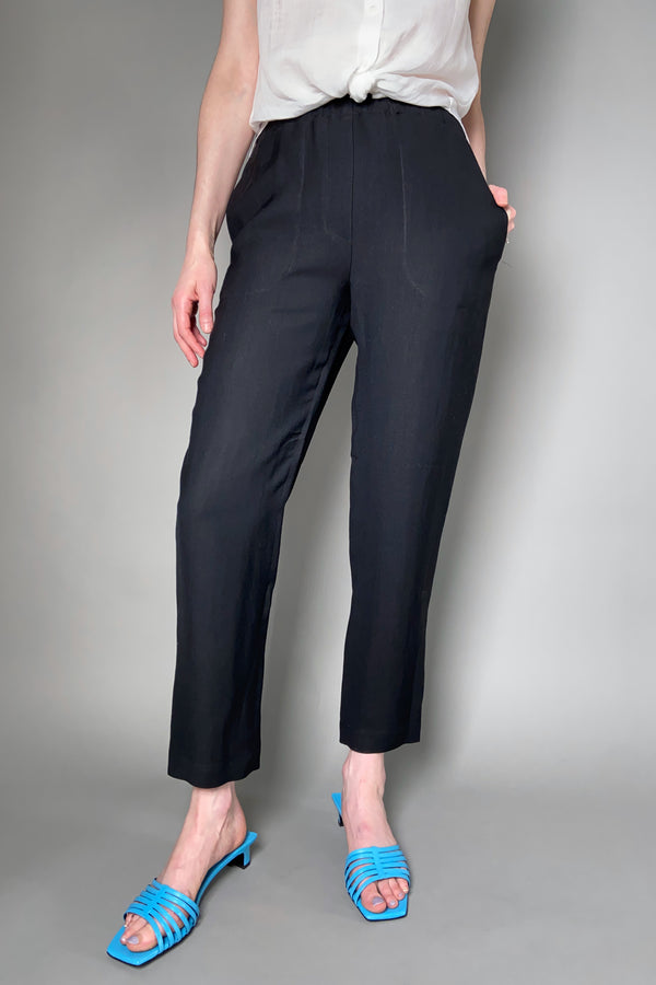 Antonelli Taormina Linen Pants in Black