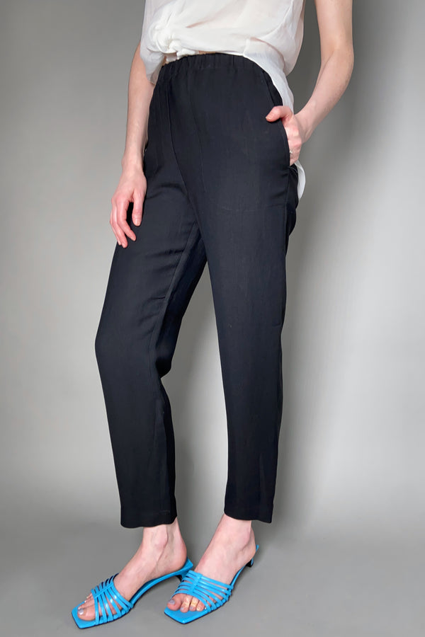 Antonelli Taormina Linen Pants in Black