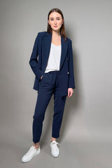 Antonelli Gramigna Fluid Drape Blazer in Navy Vancouver. Shop Online or in Store.