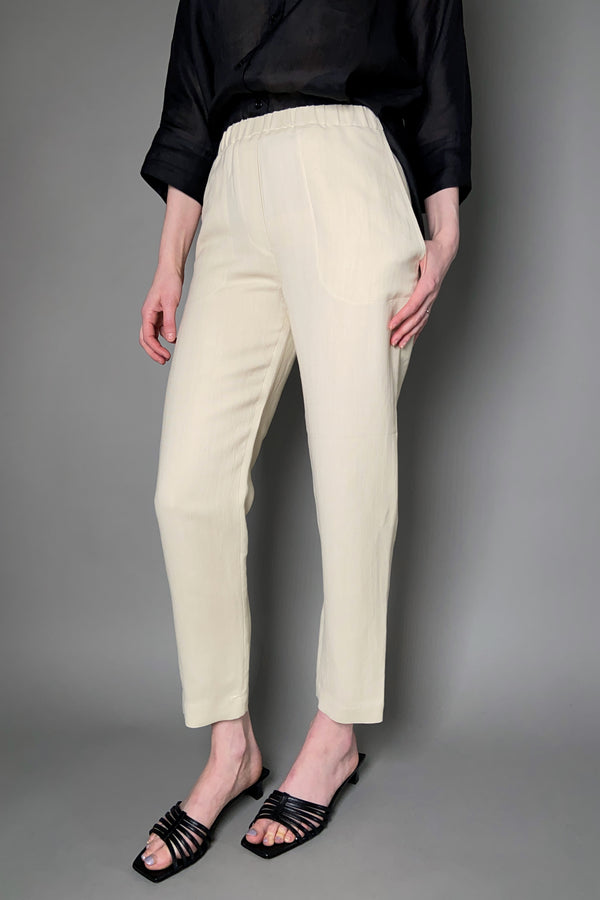 Antonelli Taormina Linen Pants in Beige