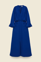 Dorothee Schumacher Sale Summer Cruise Dress in Royal Blue - Ashia Mode