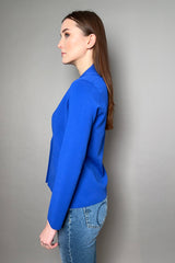 D. Exterior Single Breasted Knit Blazer in Royal Blue Vancouver. Shop Online or in Store.