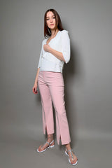 D. Exterior Cropped Cardigan in White
