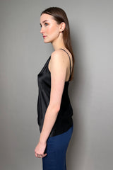 Dorothee Schumacher Sense of Shine Silk Camisole in Black Vancouver. Shop Online or in Store.