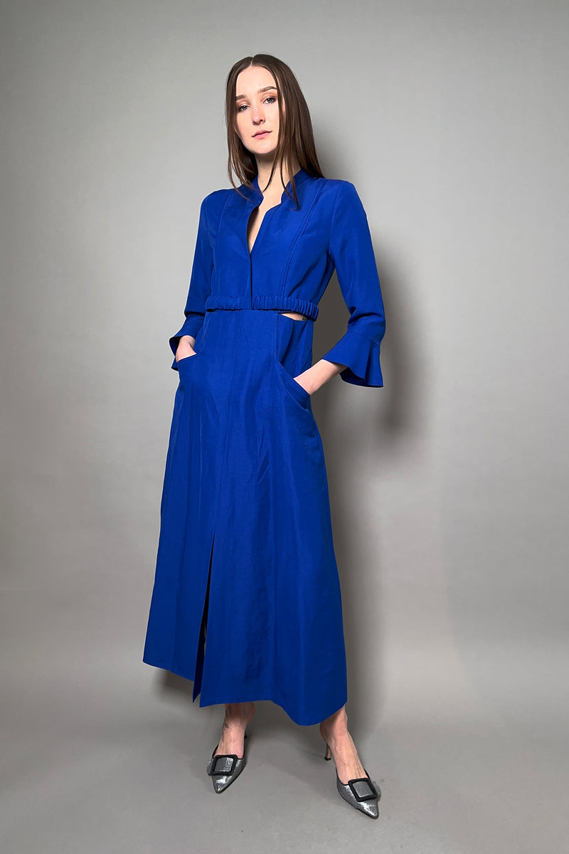 Dorothee Schumacher Sale Summer Cruise Dress in Royal Blue - Ashia Mode