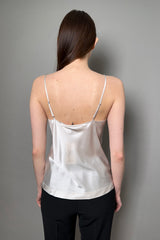 Dorothee Schumacher Sense of Shine Silk Camisole in Champagne Vancouver. Shop Online or in Store.