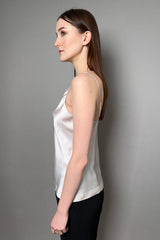 Dorothee Schumacher Sense of Shine Silk Camisole in Champagne Vancouver. Shop Online or in Store.