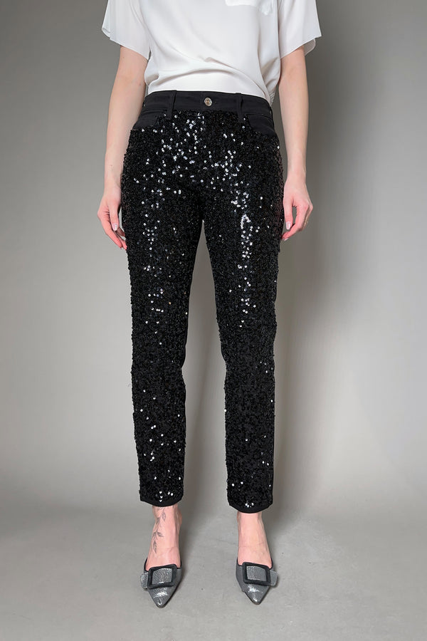 Ermanno Scervino Firenze Black Sequin Jeans