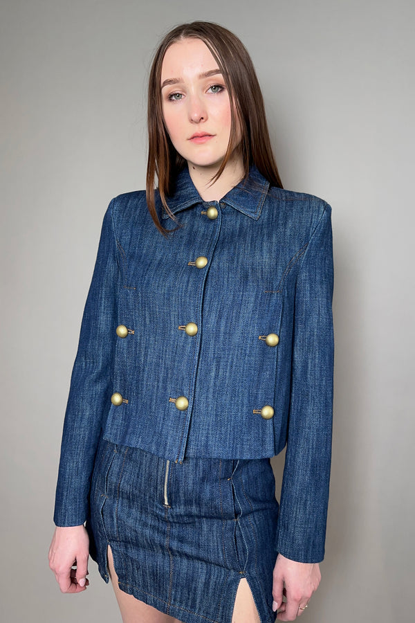 Ermanno Scervino Firenze Denim Look Cotton Jacket