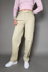 Fabiana Filippi Cotton Straight Fit Chino Pants in Sand