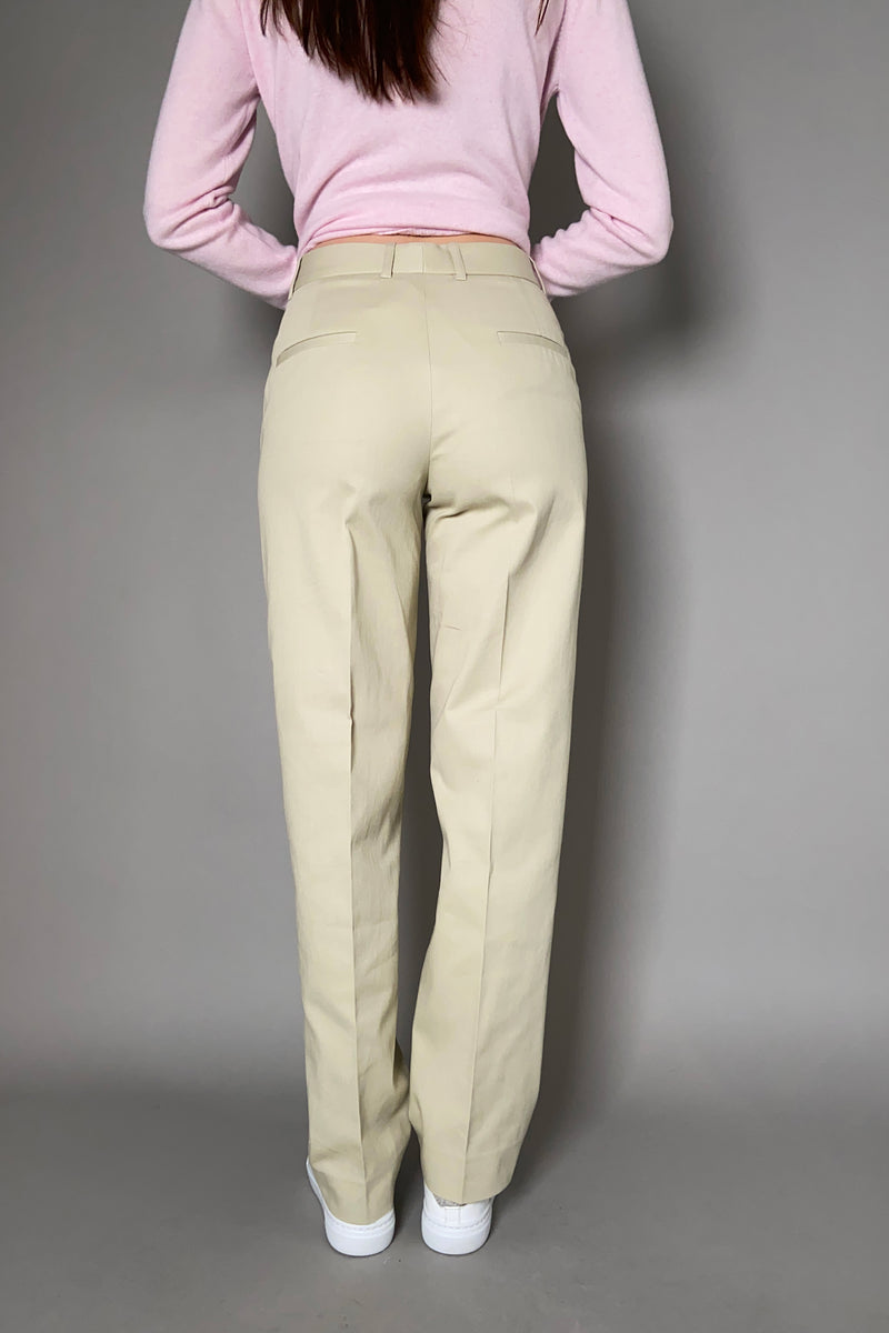 Fabiana Filippi Cotton Straight Fit Chino Pants in Sand