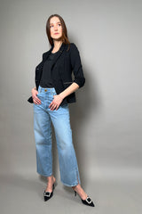 Fabiana Filippi Fitted Jersey Knit Blazer in Black