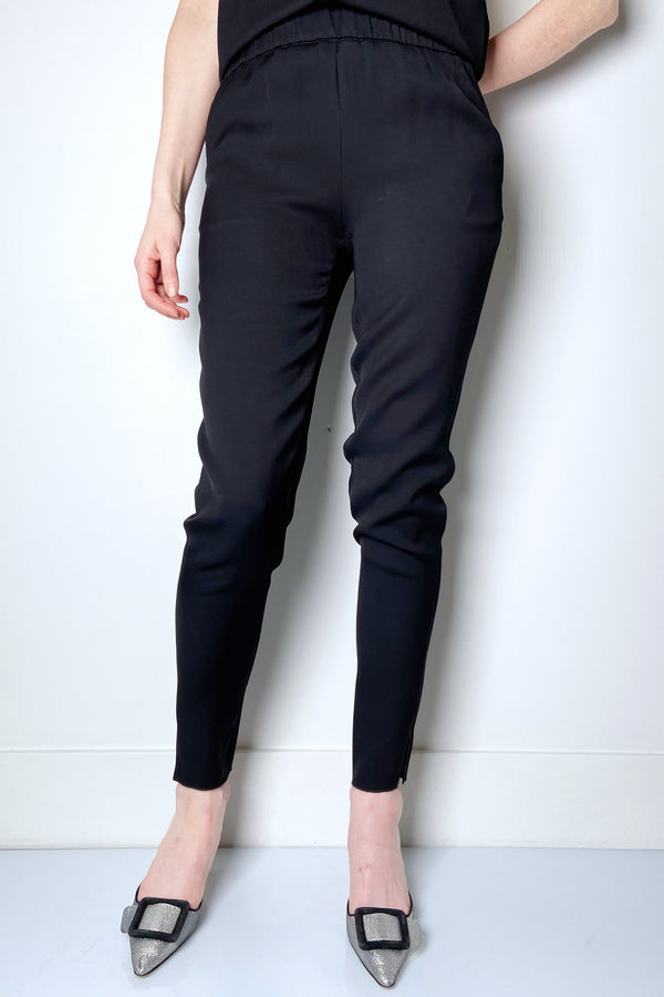 Fabiana Filippi Black Pull-On Pants