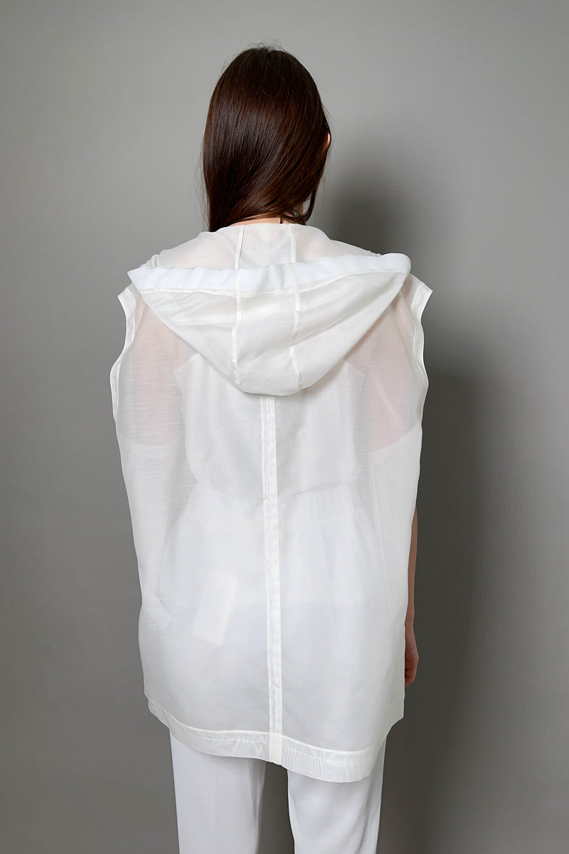 Eyanatia Asymmetrical Hooded Vest