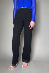 Fuzzi Stretch Tulle Pants in Black