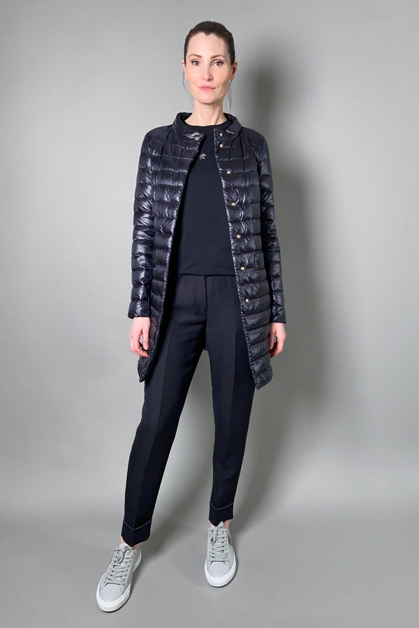 Herno New Arrivals Black Ultralight Puffer Coat - Ashia Mode
