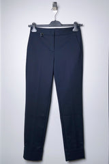 Lorena Antoniazzi Stretch Cotton Dress Pants in Navy