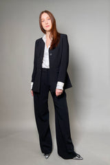 Lorena Antoniazzi Long Fluid-Drape Trousers in Black