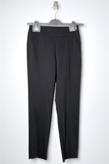 Lorena Antoniazzi Black Cotton Techno Pants