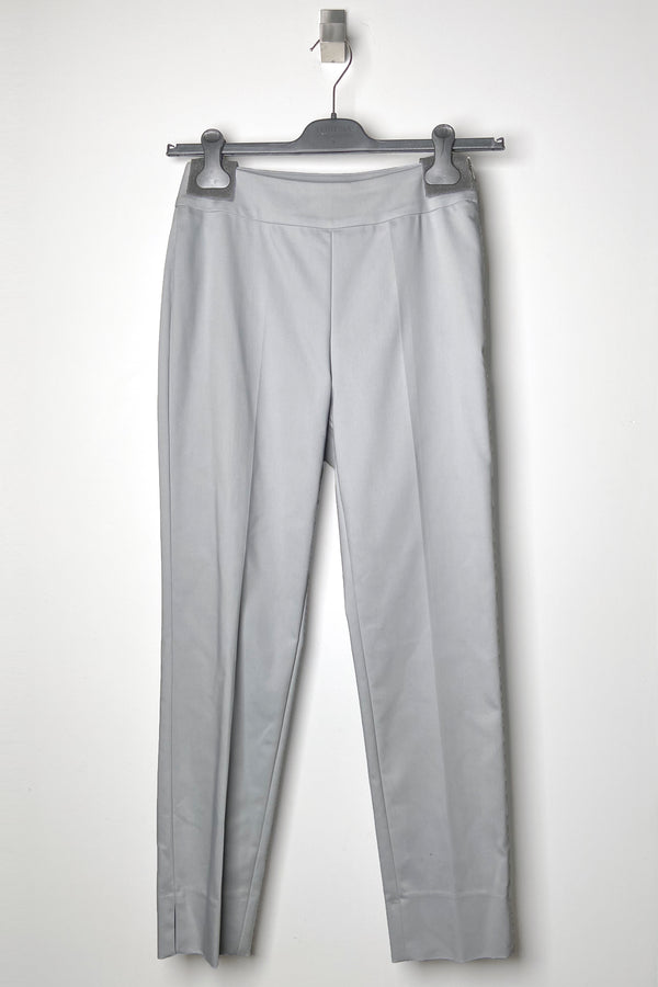 Lorena Antoniazzi Light Grey Cotton Techno Pants