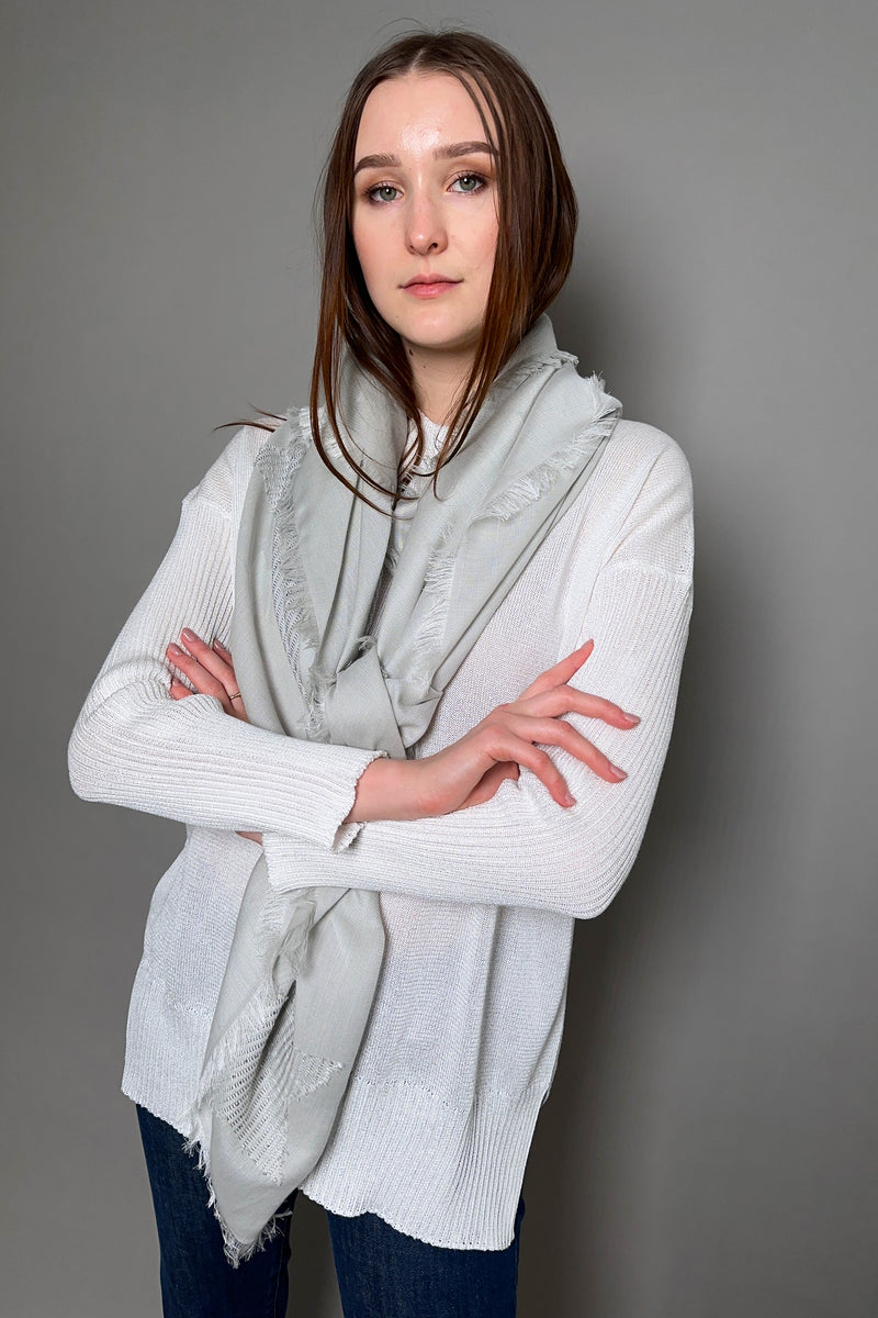 Lorena Antoniazzi Summer Knit Sweater in White