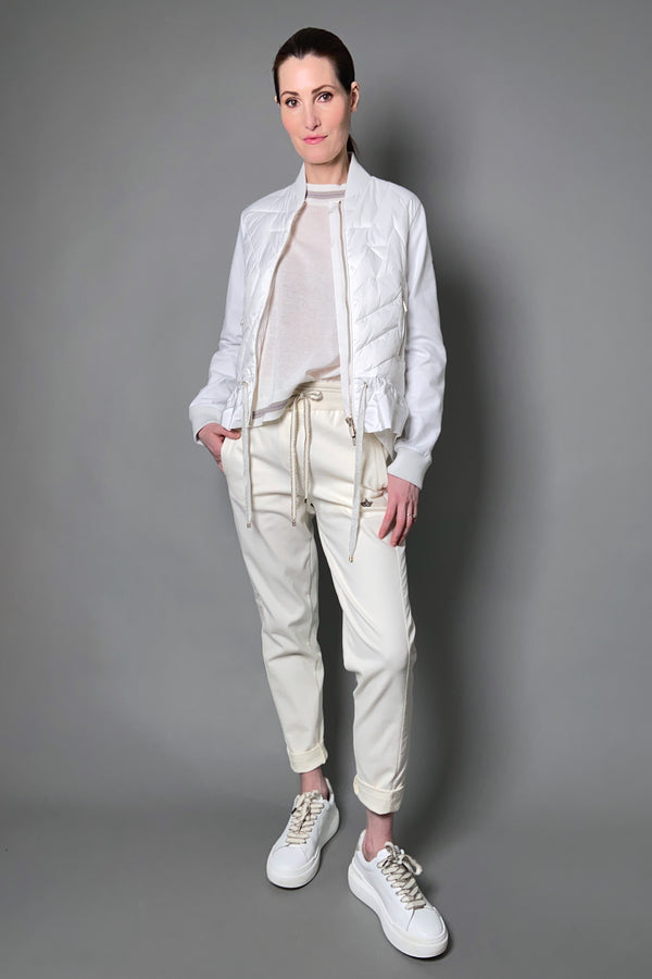 Lorena Antoniazzi Cream Sweat Pants