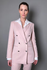 Lorena Antoniazzi Double Breasted Boyfriend Blazer in Pink