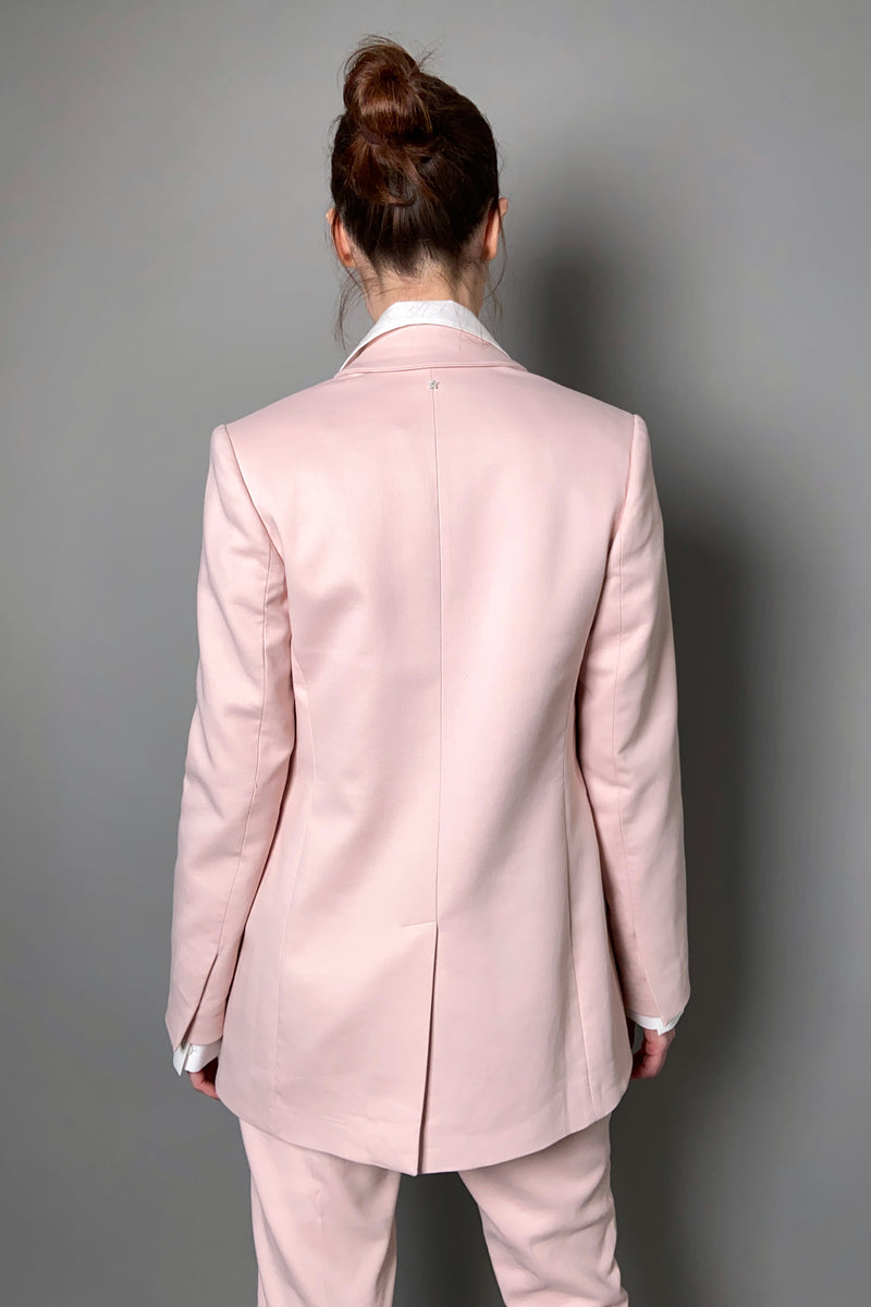 Lorena Antoniazzi Double Breasted Boyfriend Blazer in Pink