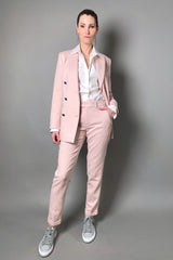 Lorena Antoniazzi Double Breasted Boyfriend Blazer in Pink