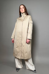 Lorena Antoniazzi Long Trench Coat in Sandy Beige