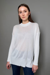 Lorena Antoniazzi Summer Knit Sweater in White