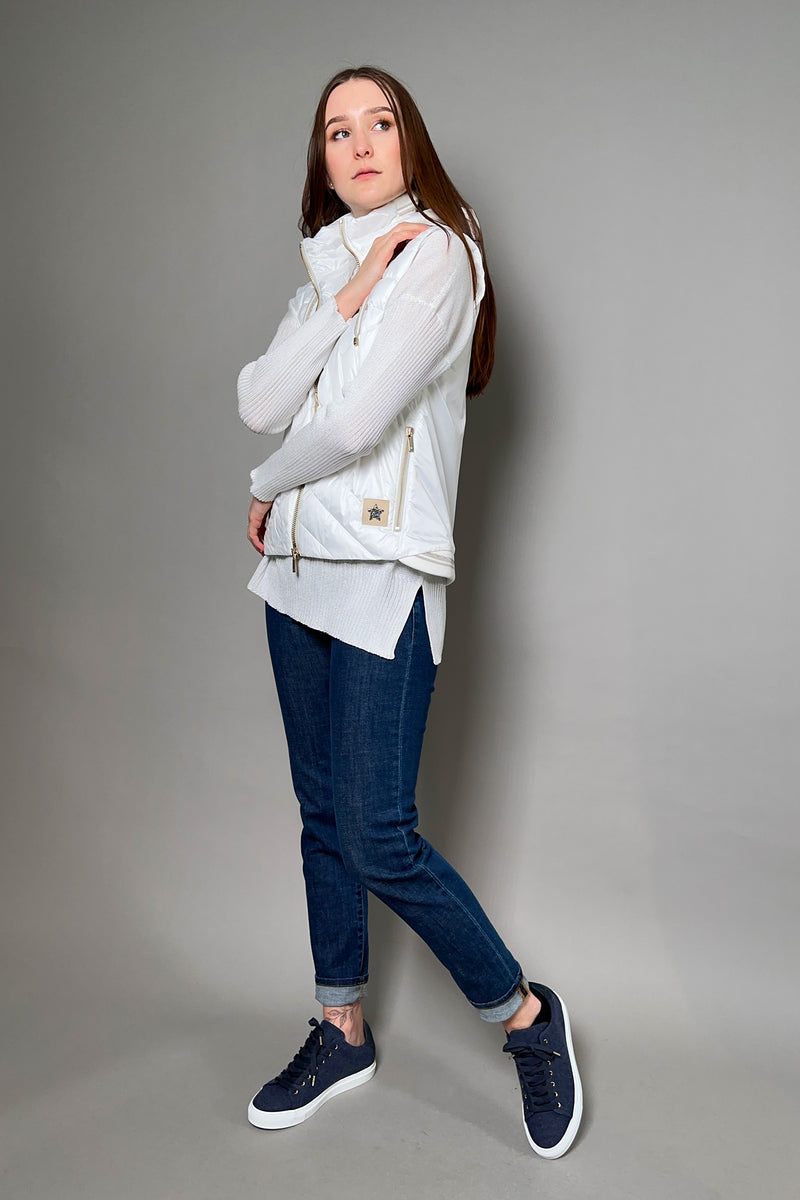 Lorena Antoniazzi Summer Knit Sweater in White