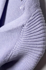 Kinross Cropped Knit Cotton Cardigan in Amethyst - Ashia Mode