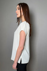 Marella Satin Blouse in Cream - Ashia Mode